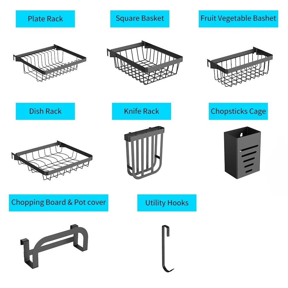 Escurridor de Platos Multifuncional para Fregadero