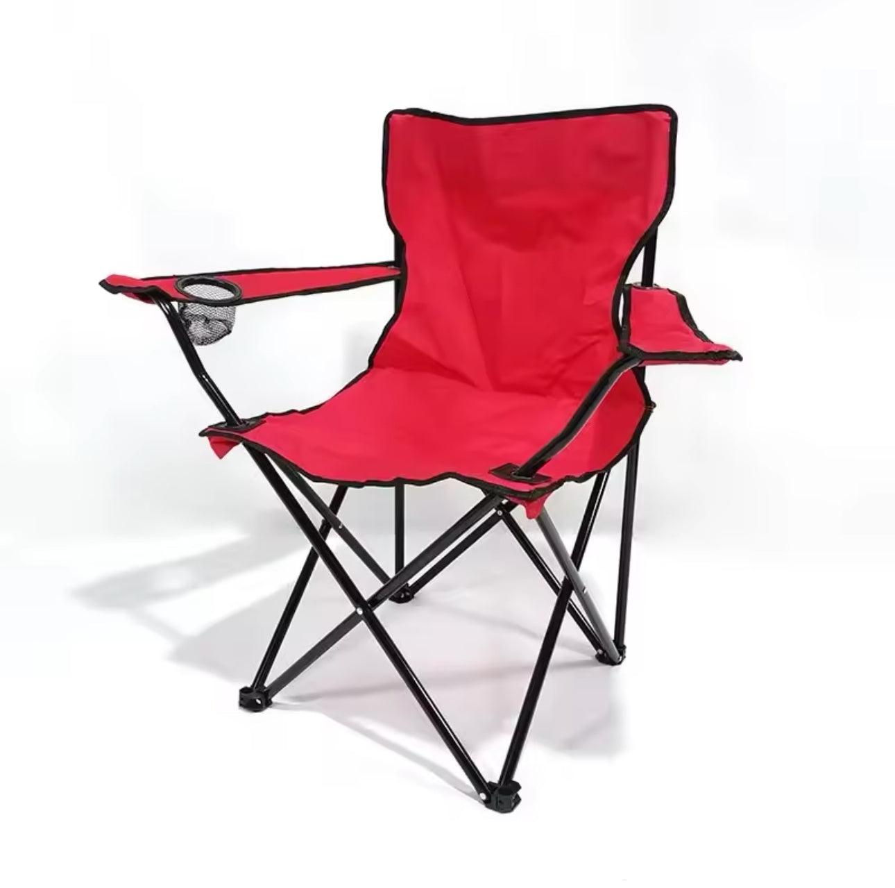 Silla Plegable Con Porta Vasos