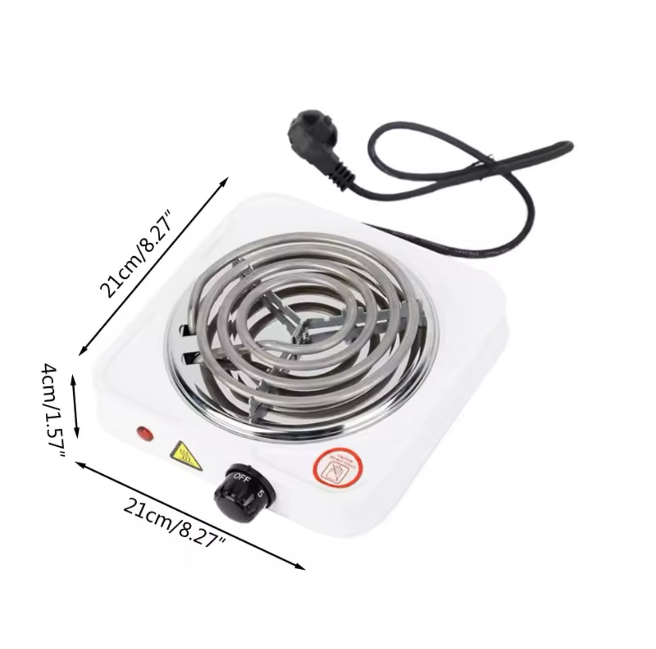 Estufa Eléctrica de 1 Hornilla